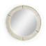 Whitewash Driftwood Round Mirror