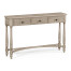 Rustic Grey Three Drawer Large Console Table
