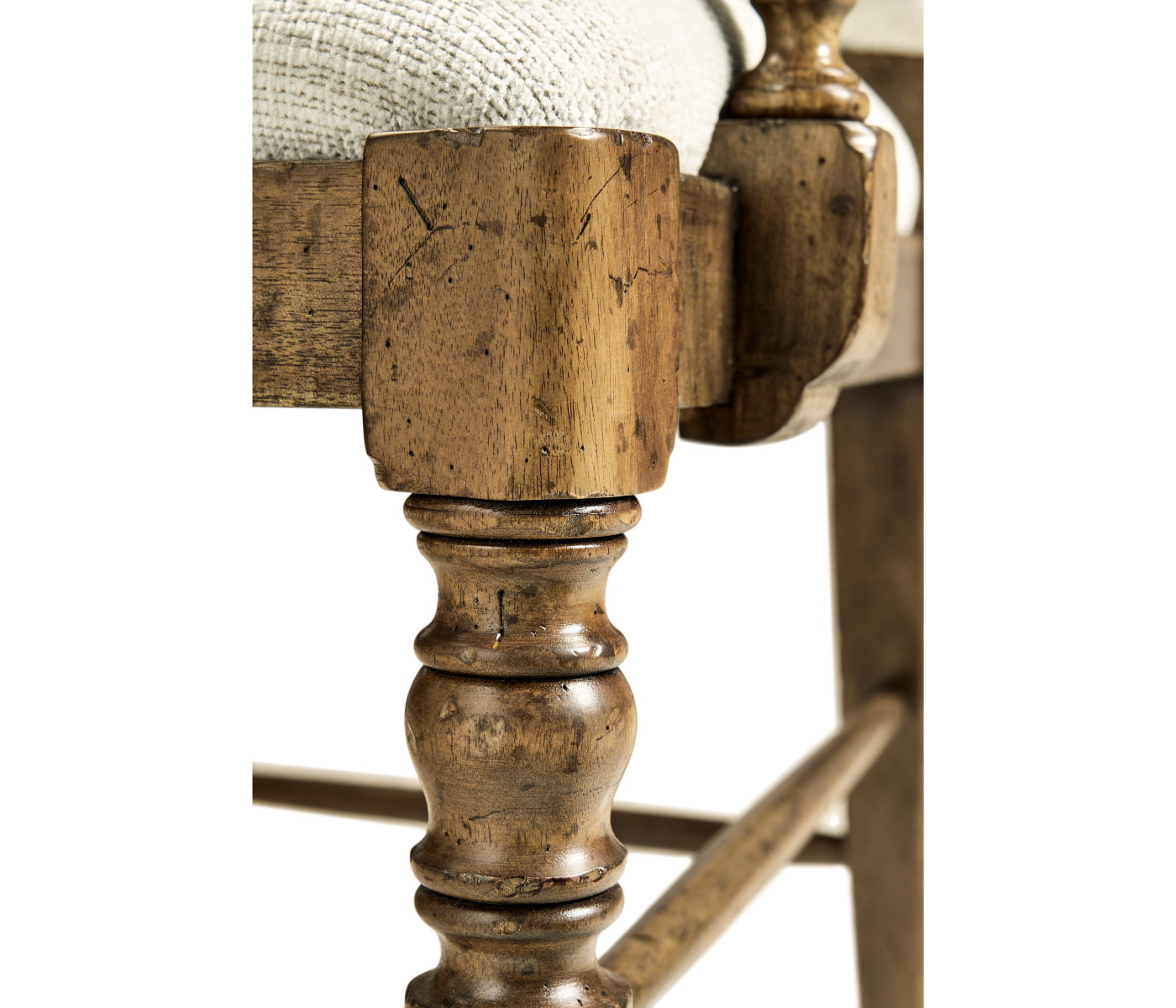 Casual Upholstered Dining Arm Chair