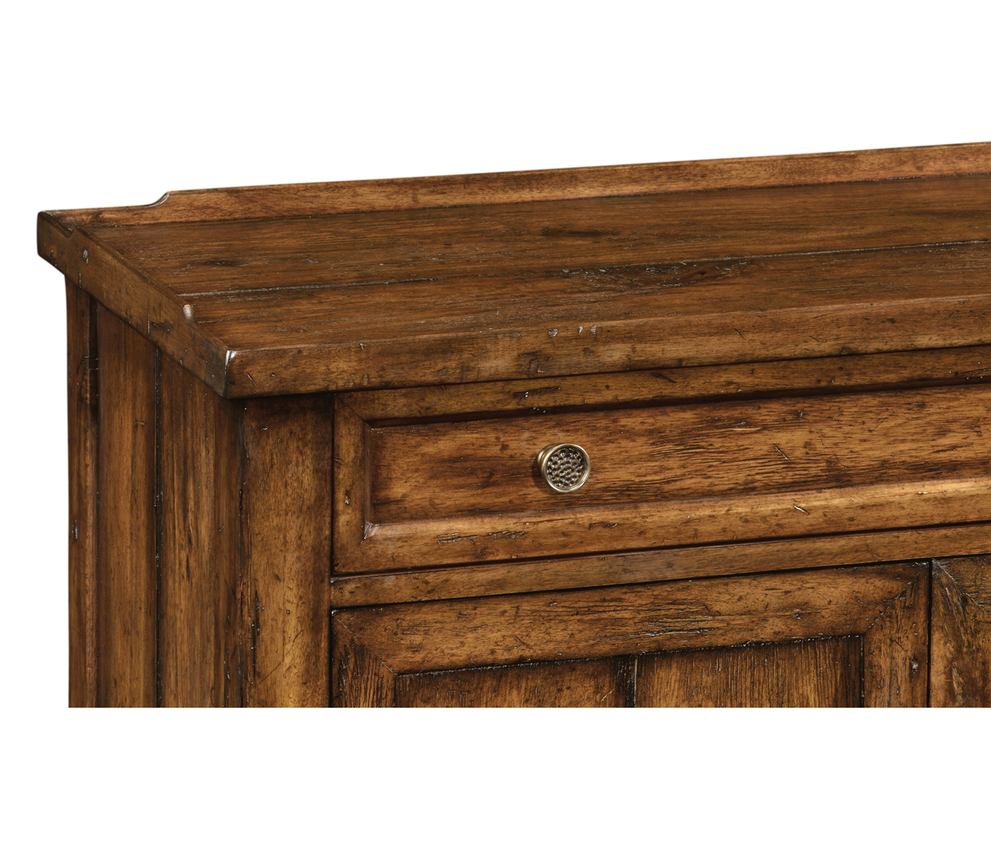 Casual Walnut Four Door Sideboard