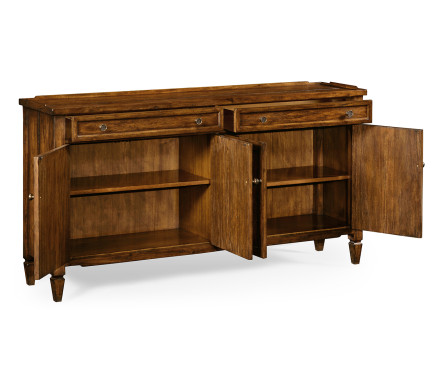 Casual Walnut Four Door Sideboard