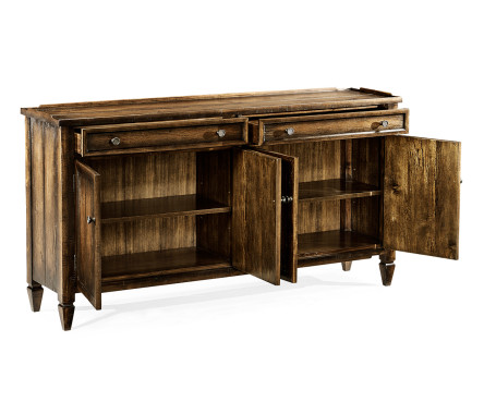 Casual Golden Ale Four Door Sideboard