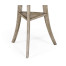 Trefoil Side Table with Rustic Grey