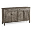 Four-Door Sideboard in Antique Dark Grey