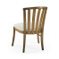 Casual Slat Upholstered Side Chair