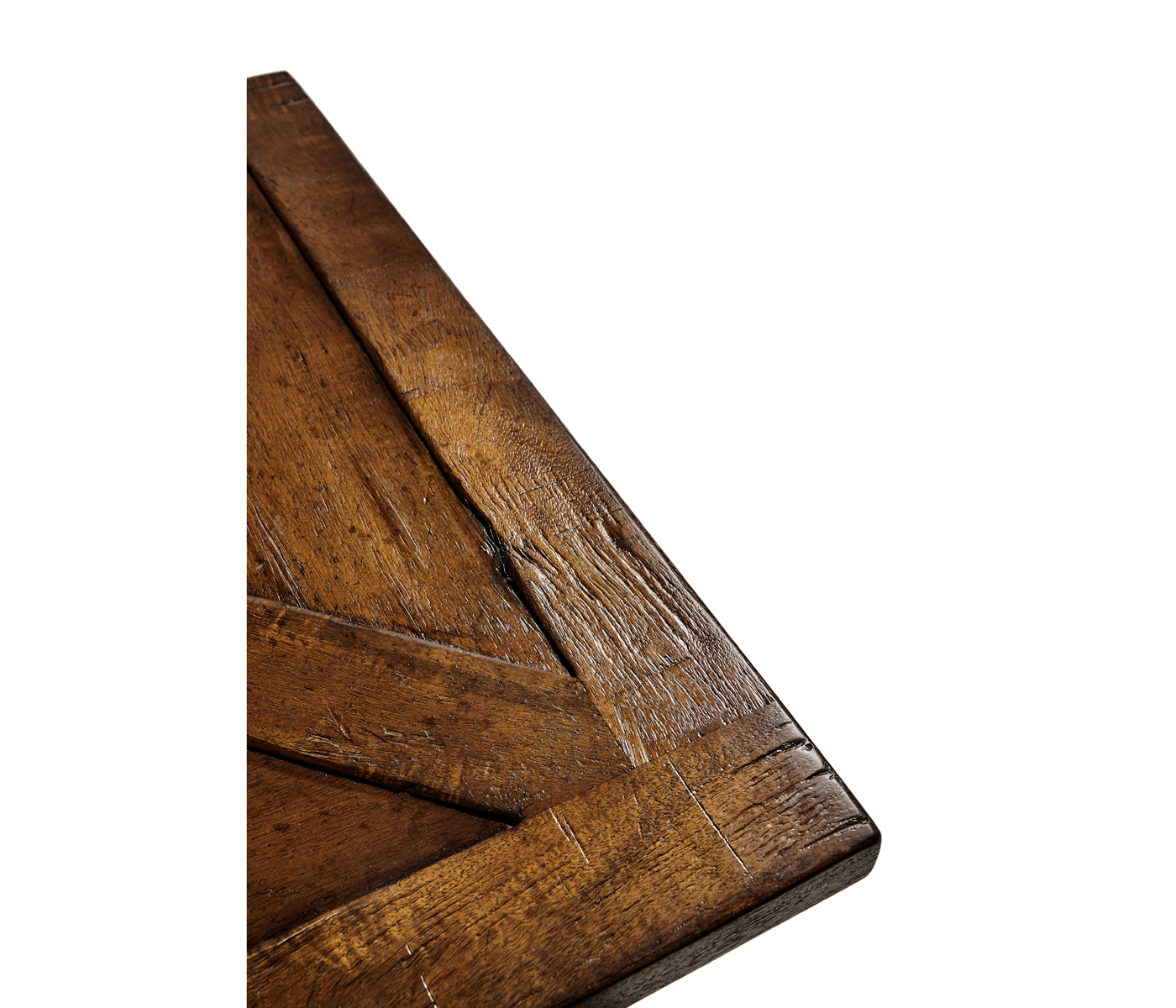 Country Walnut Square Side Table