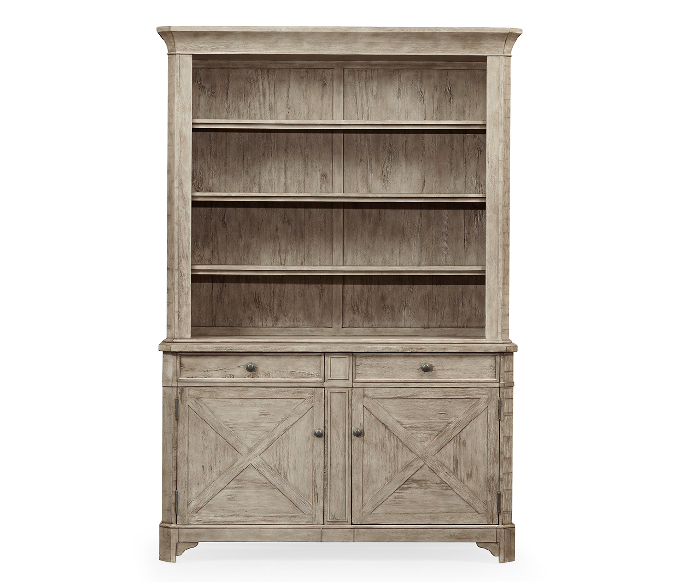 Rustic Grey China Cabinet