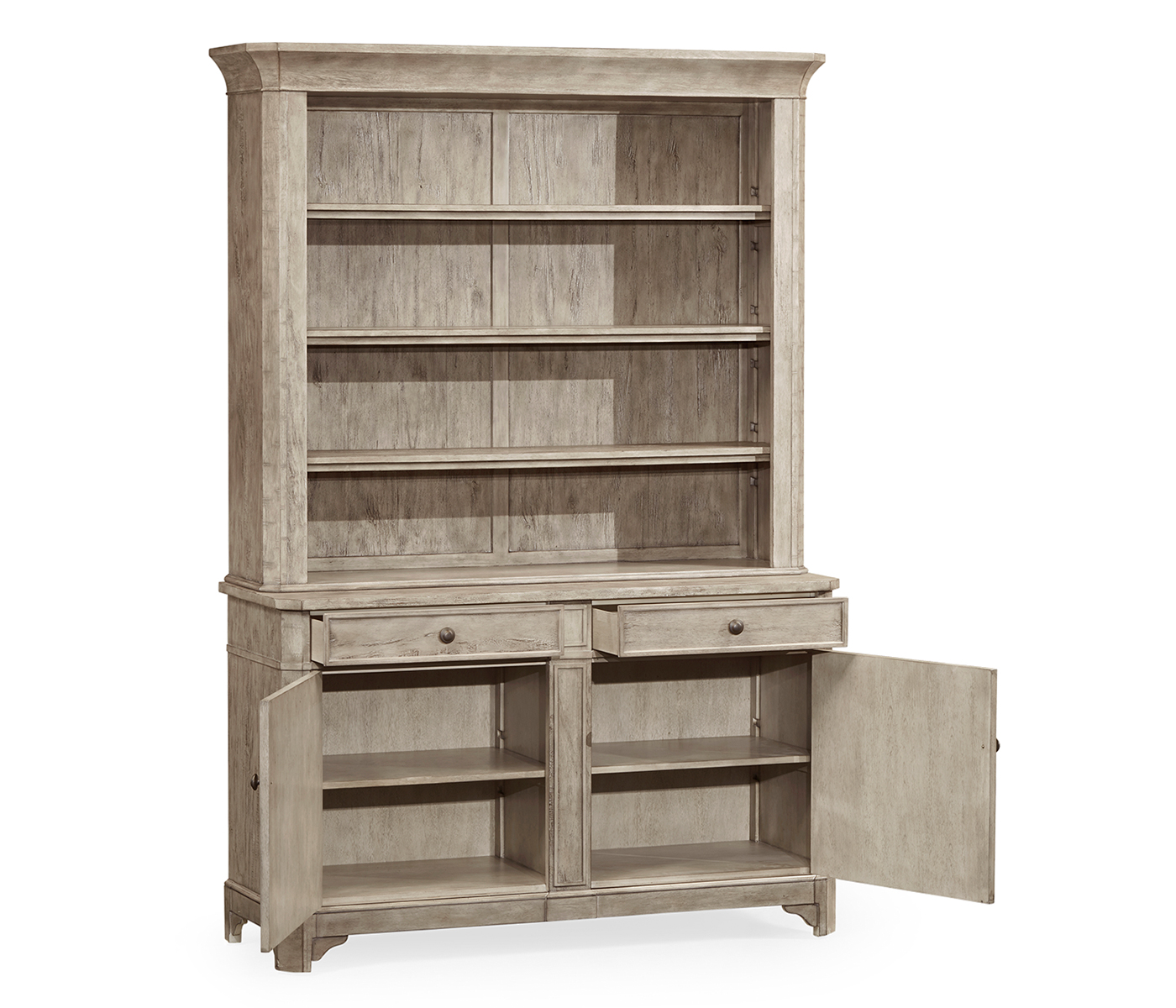 Rustic Grey China Cabinet