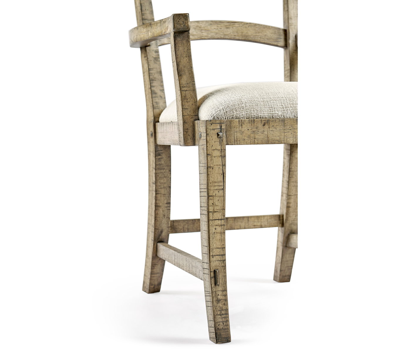 Casual Planked Dining Arm Chair