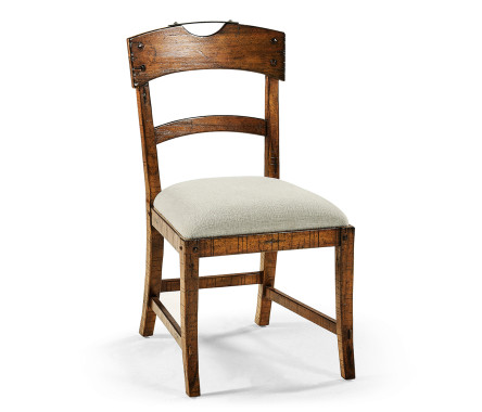 Casual Planked Dining Side Chair