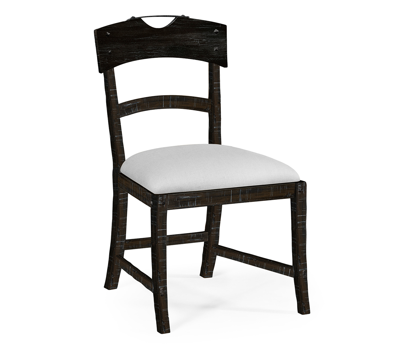 Casual Planked Dining Side Chair