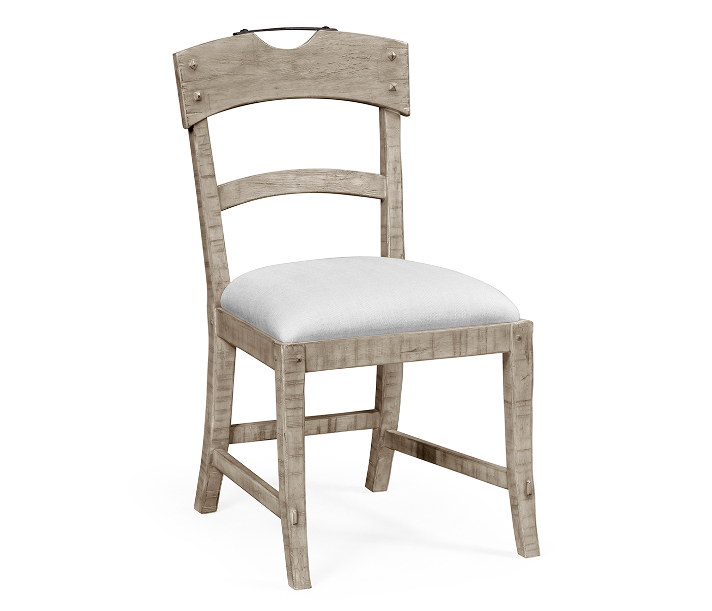 Casual Planked Dining Side Chair
