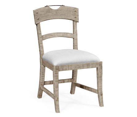 Casual Planked Dining Side Chair