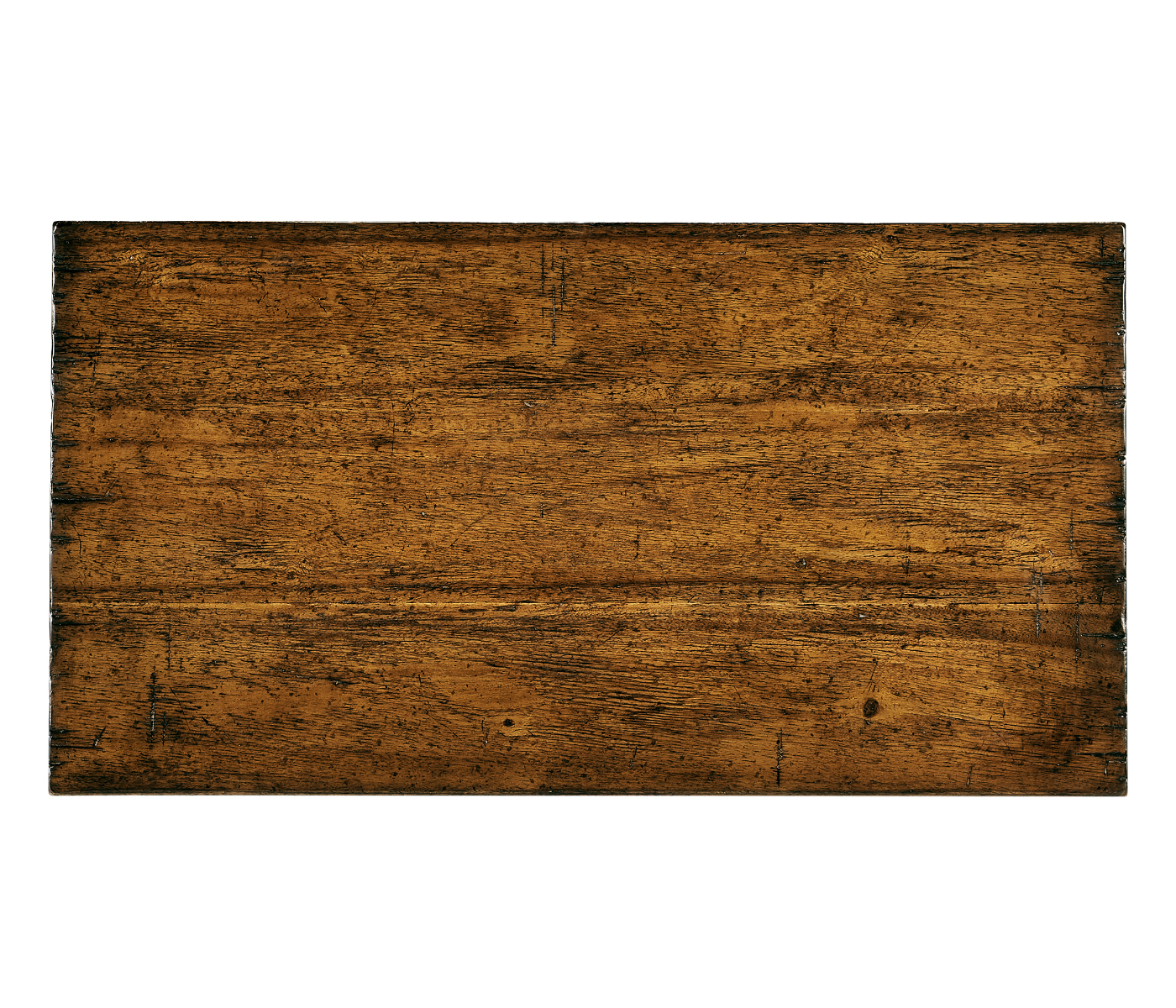 Country Walnut Rectangular Side Table