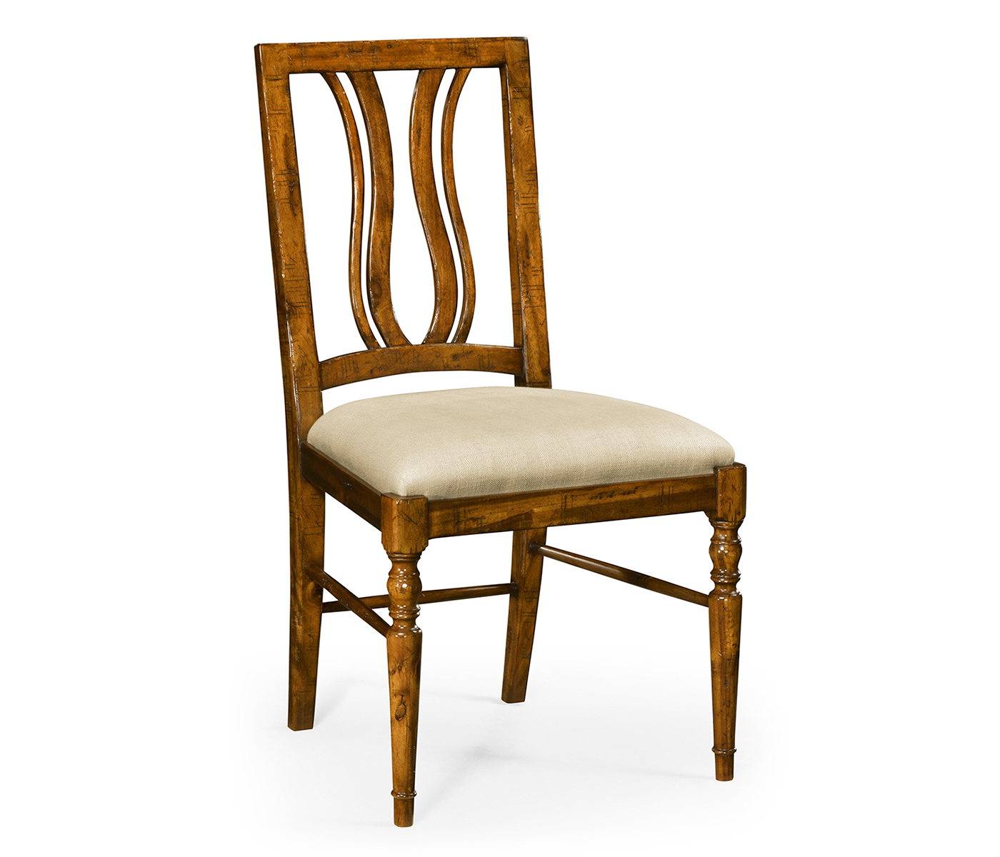 Casual Curved Back Side Chair