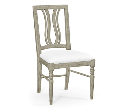 Casual Curved Back Side Chair