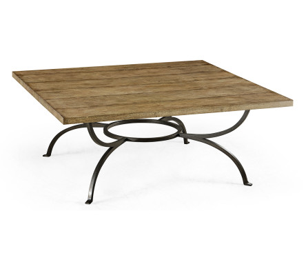 Panelled Square Coffee Table