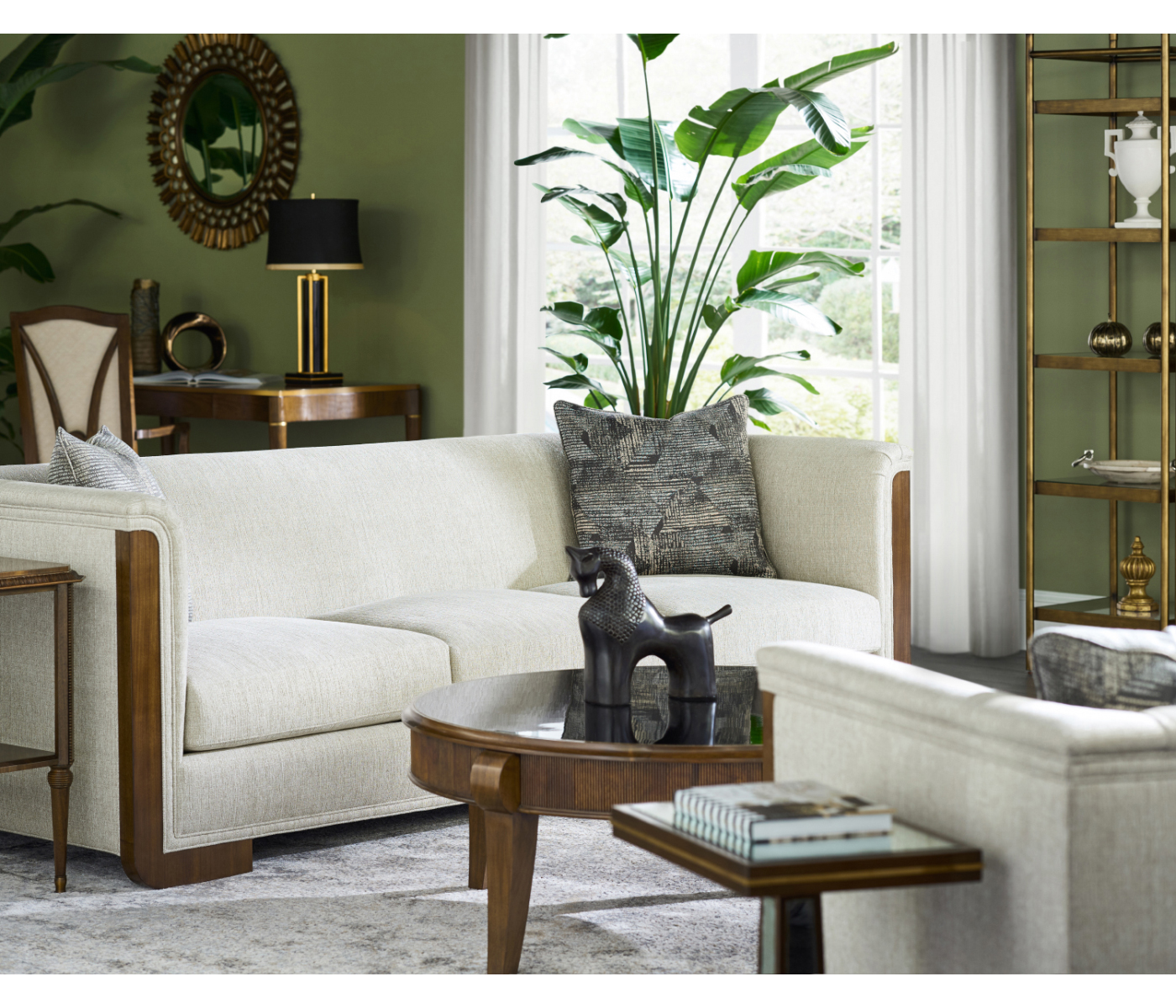 Silver Iron Table Lamp in Biancaneve