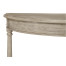Rustic Grey Demilune Console Table