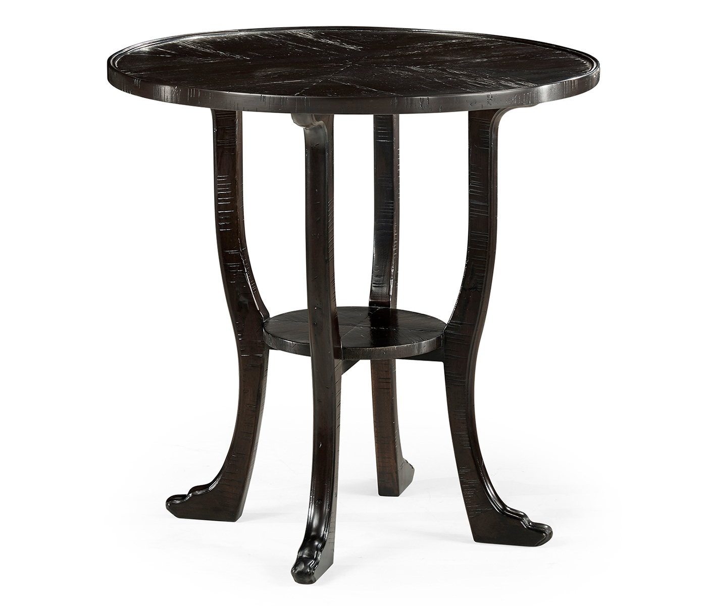 Dark Ale Round Lamp Table