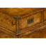 Rectangular campaign walnut coffee table