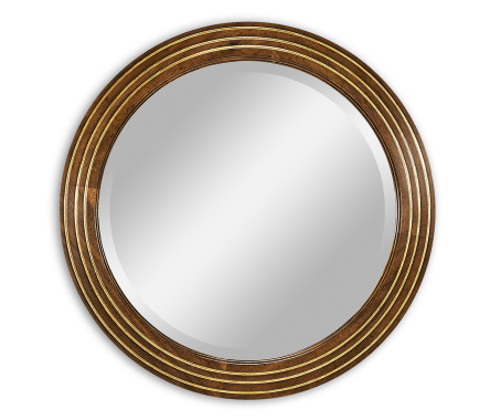 Circular stepped surround mirror (Small plain glass)