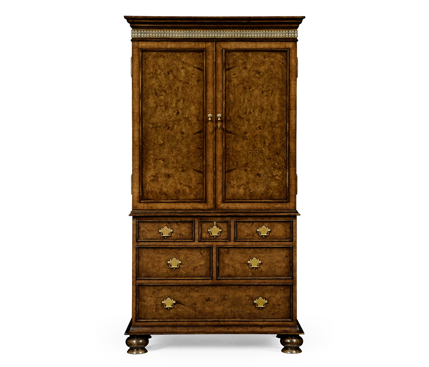 Walnut gentleman's wardrobe