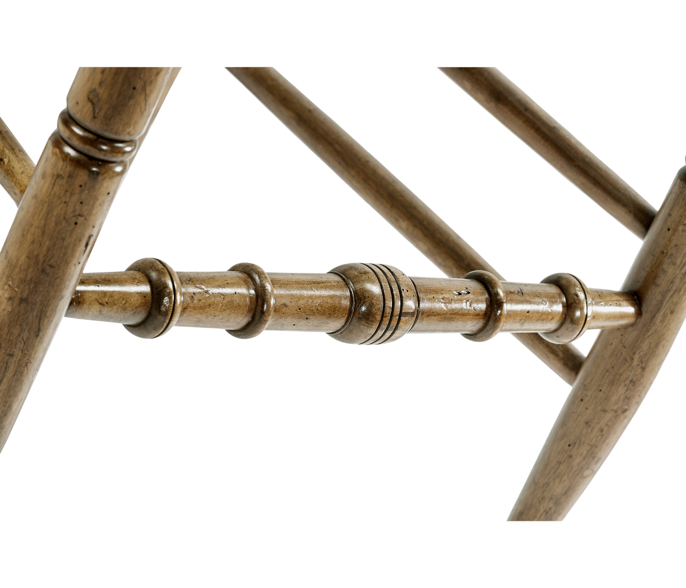 Casual Triangular Ladderback Side Chair