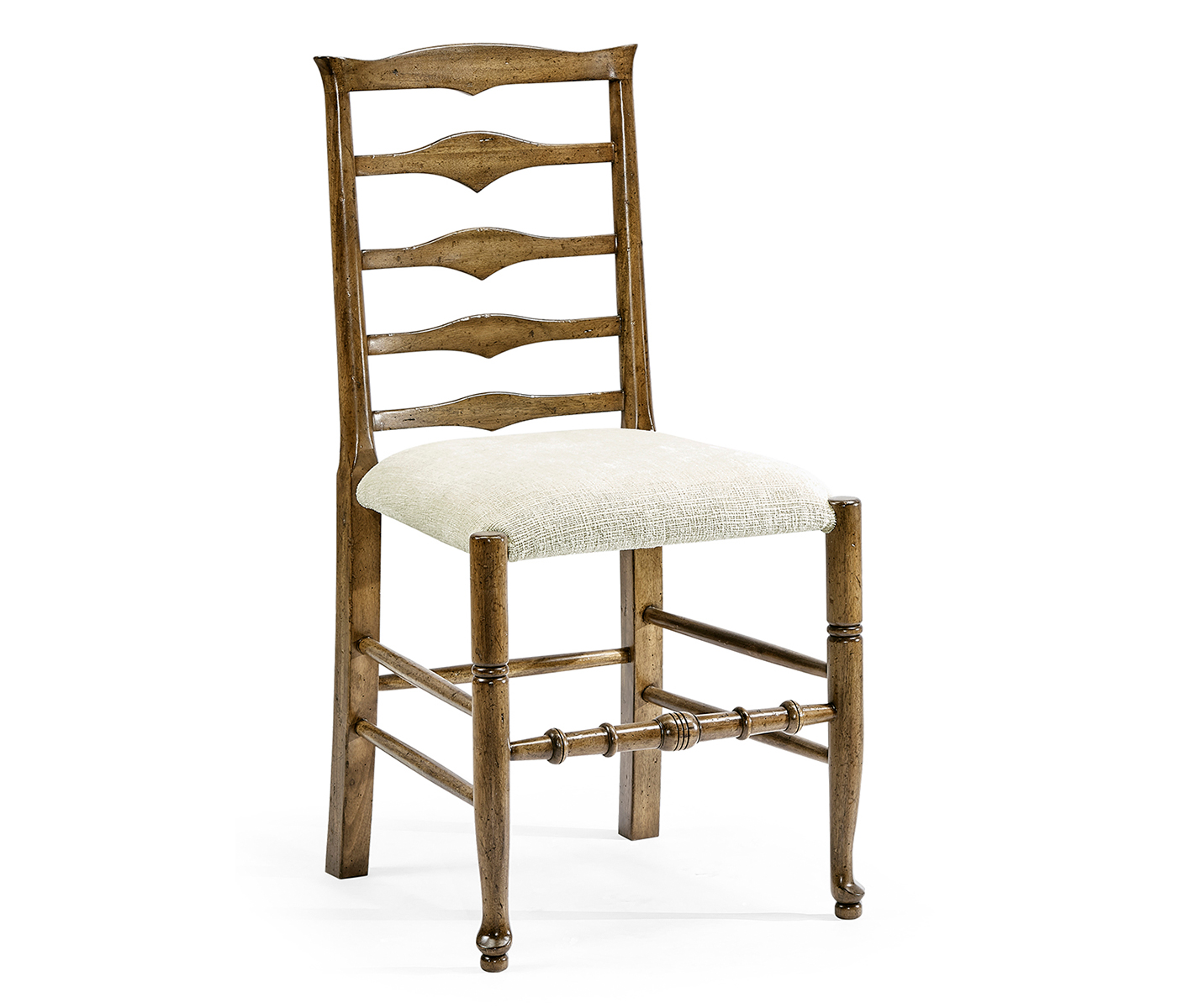 Casual Triangular Ladderback Side Chair