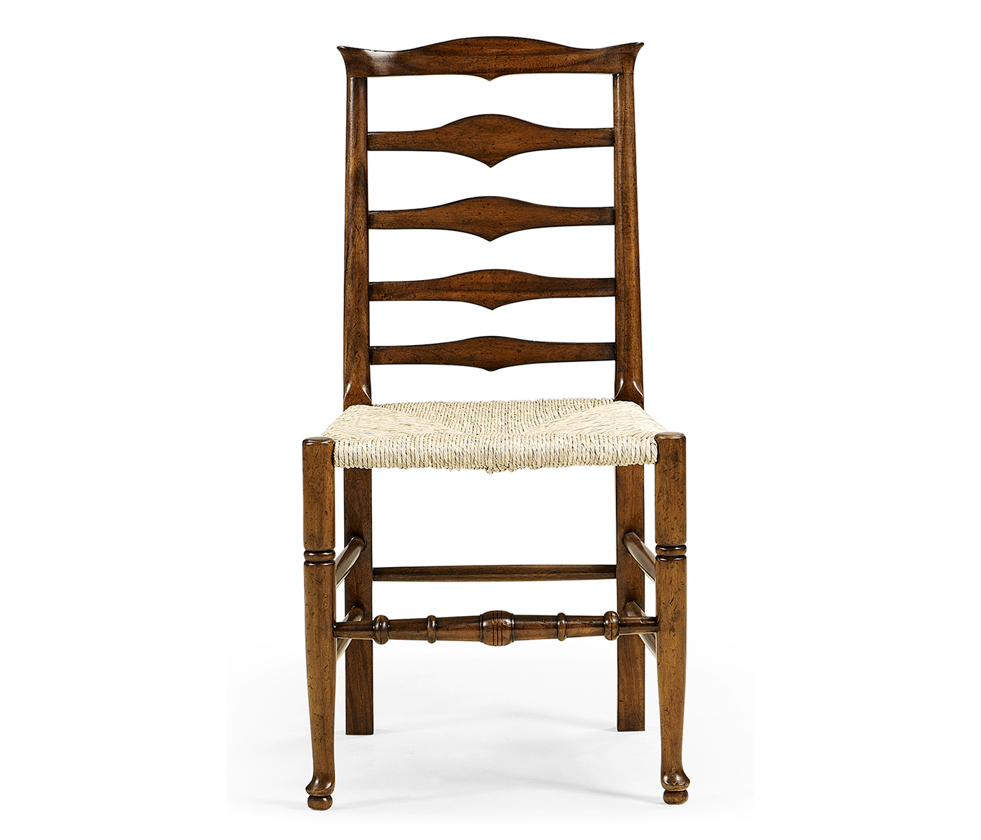 Traditional Triangular Ladderback Side Chair