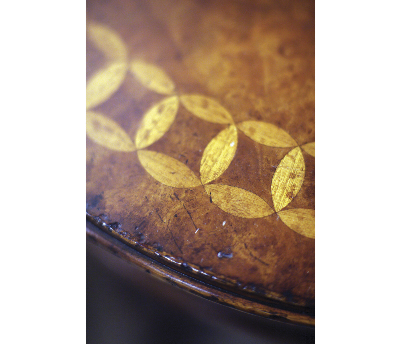 Rope twist round side table