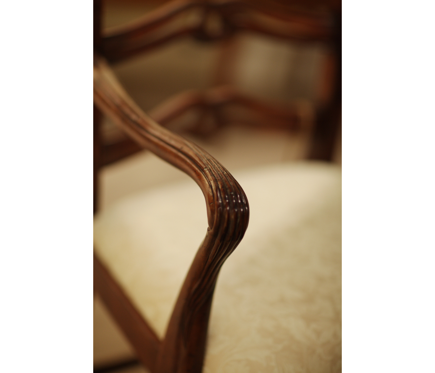 Chippendale Pierced Back Dining Arm Chair