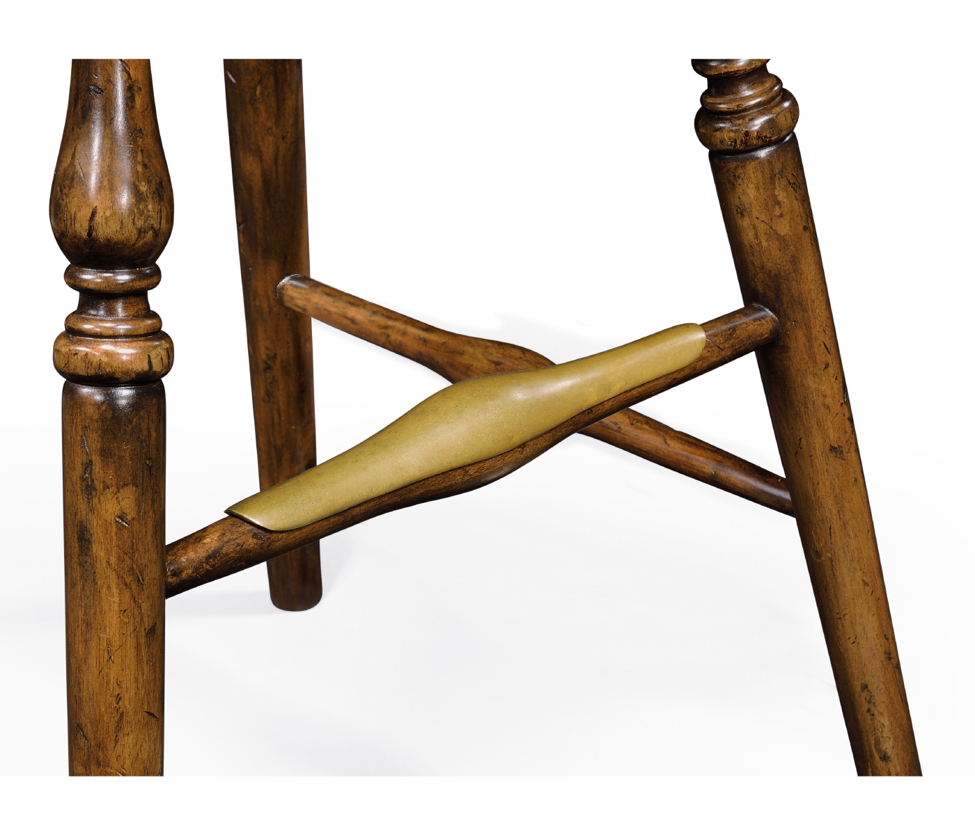 Windsor Style Walnut Barstool