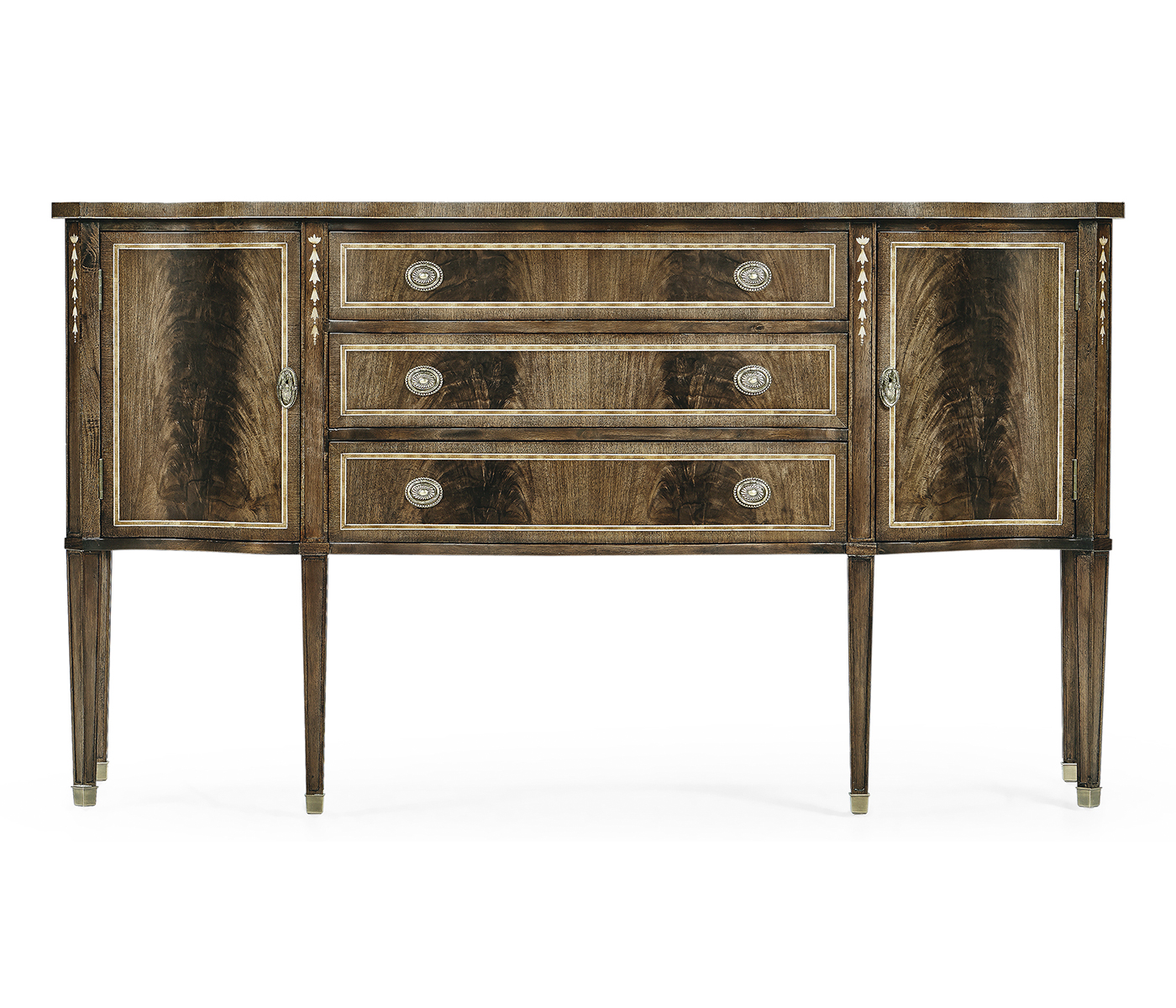 Buckingham Bleached Mahogany Breakfront Sideboard