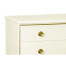 Ivory & Crackle Ceramic Lacquered Chest of Four Drawers