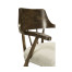 Casual Dark Driftwood Captains Chair