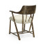 Casual Dark Driftwood Captains Chair
