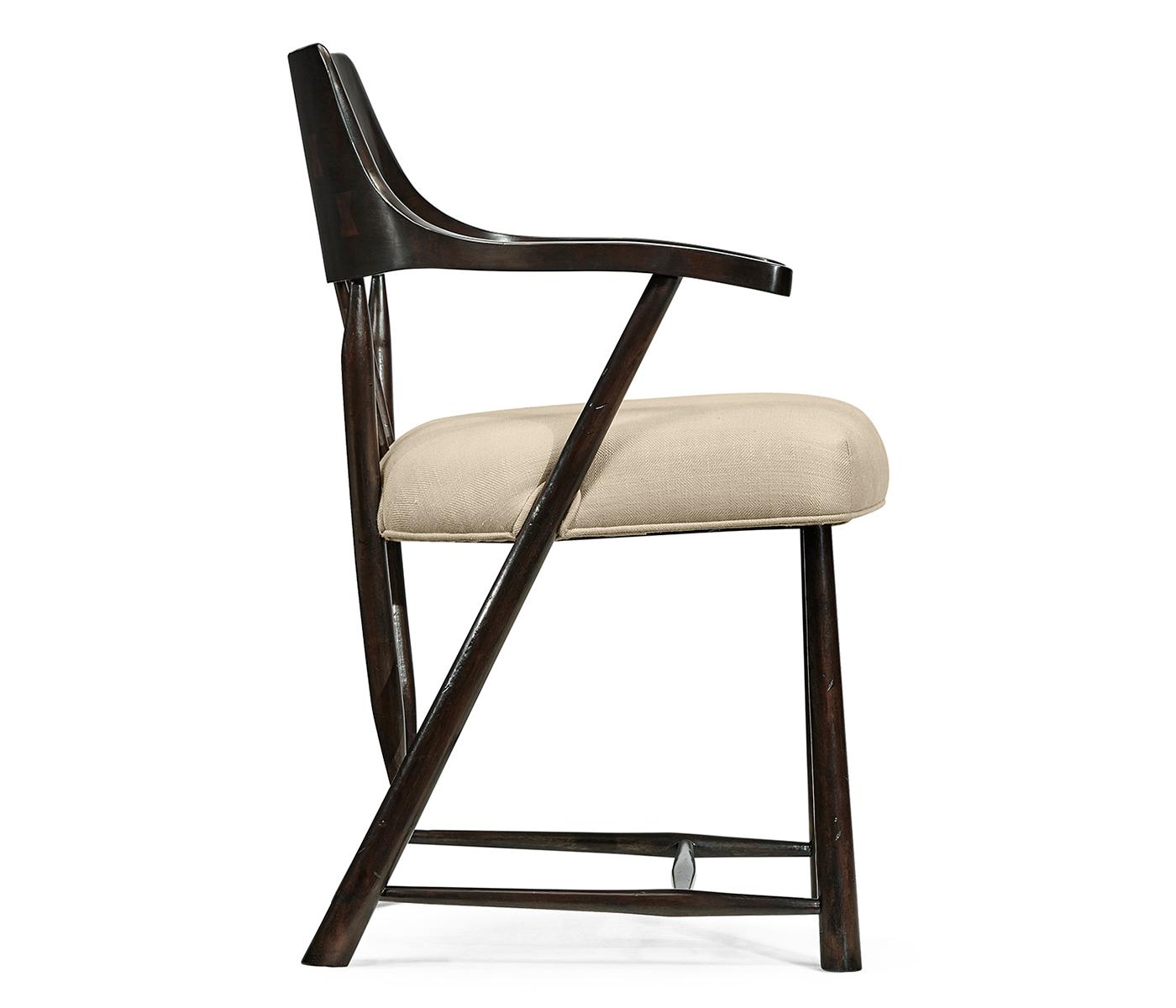 Casual Dark Ale Captains Chair