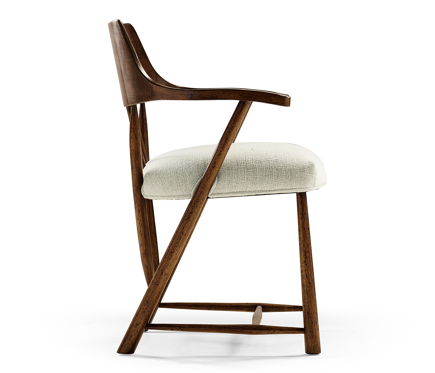 Traditional Dark Oak Captains Chair