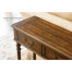 Narrow Walnut Console Antique Finish