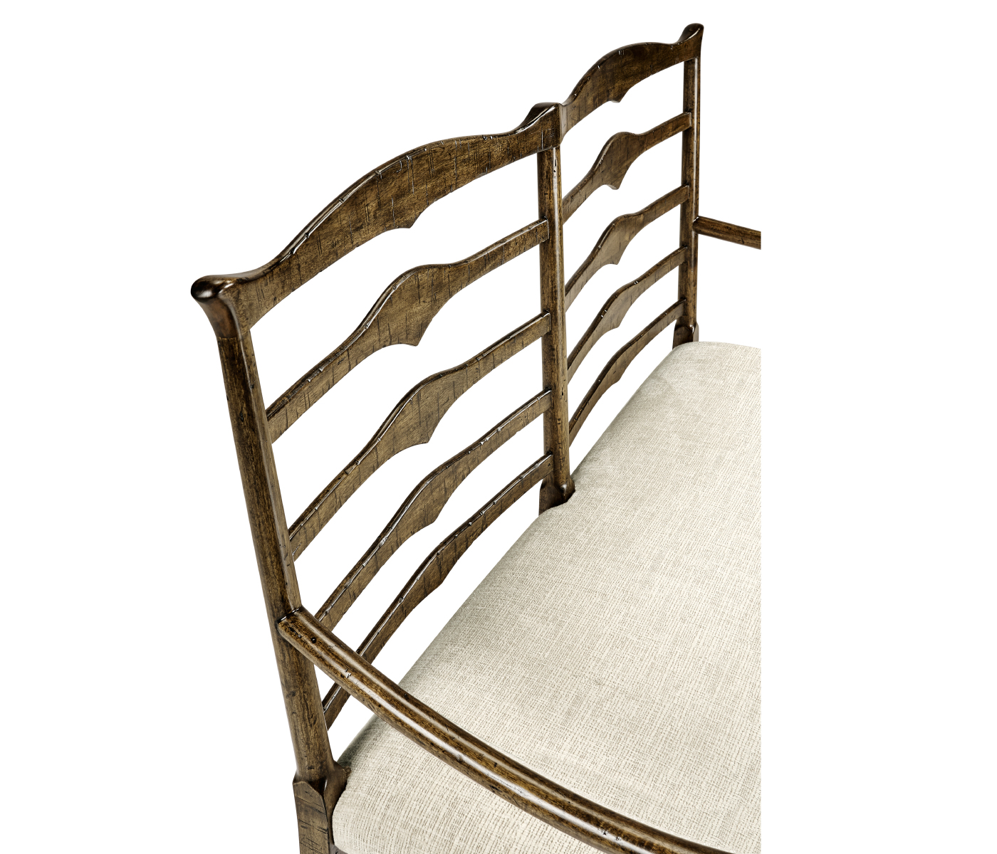 Casual Ladderback Bench