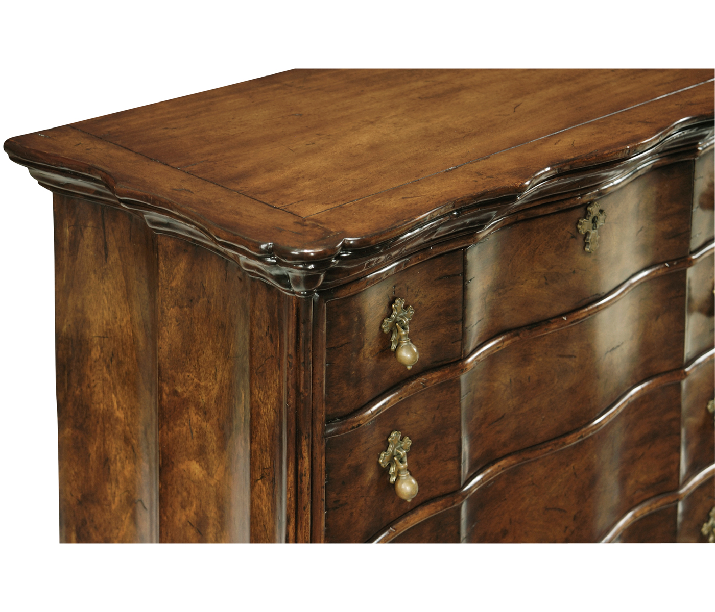 Dutch style large chest seven drawers