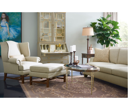 Pair of Carved Mahogany Candlesticks