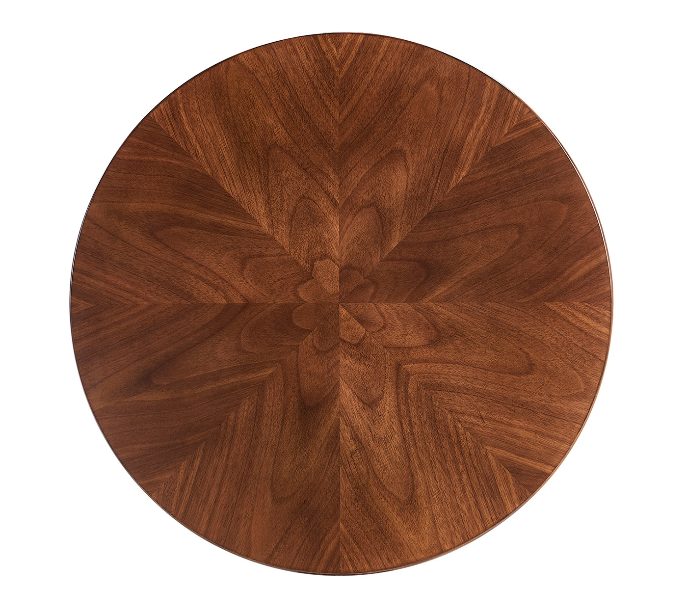 Parquet round lamp table