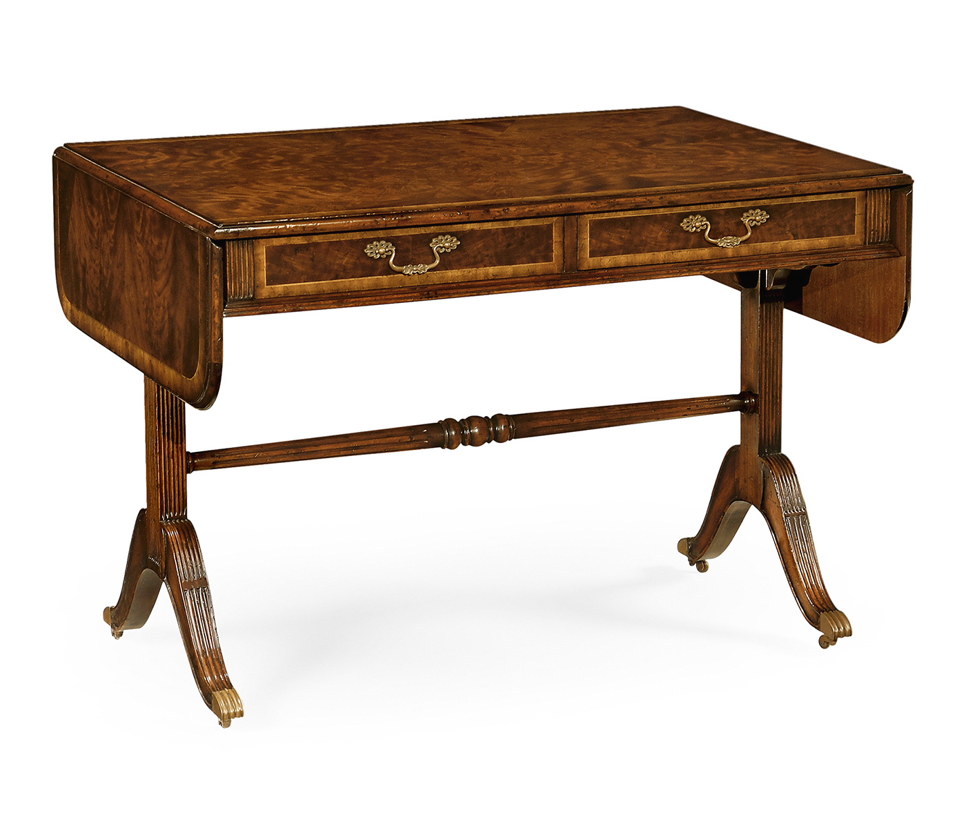 Regency Mahogany Folding Library Table