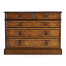 Walnut office chest of drawers with hanging file storage