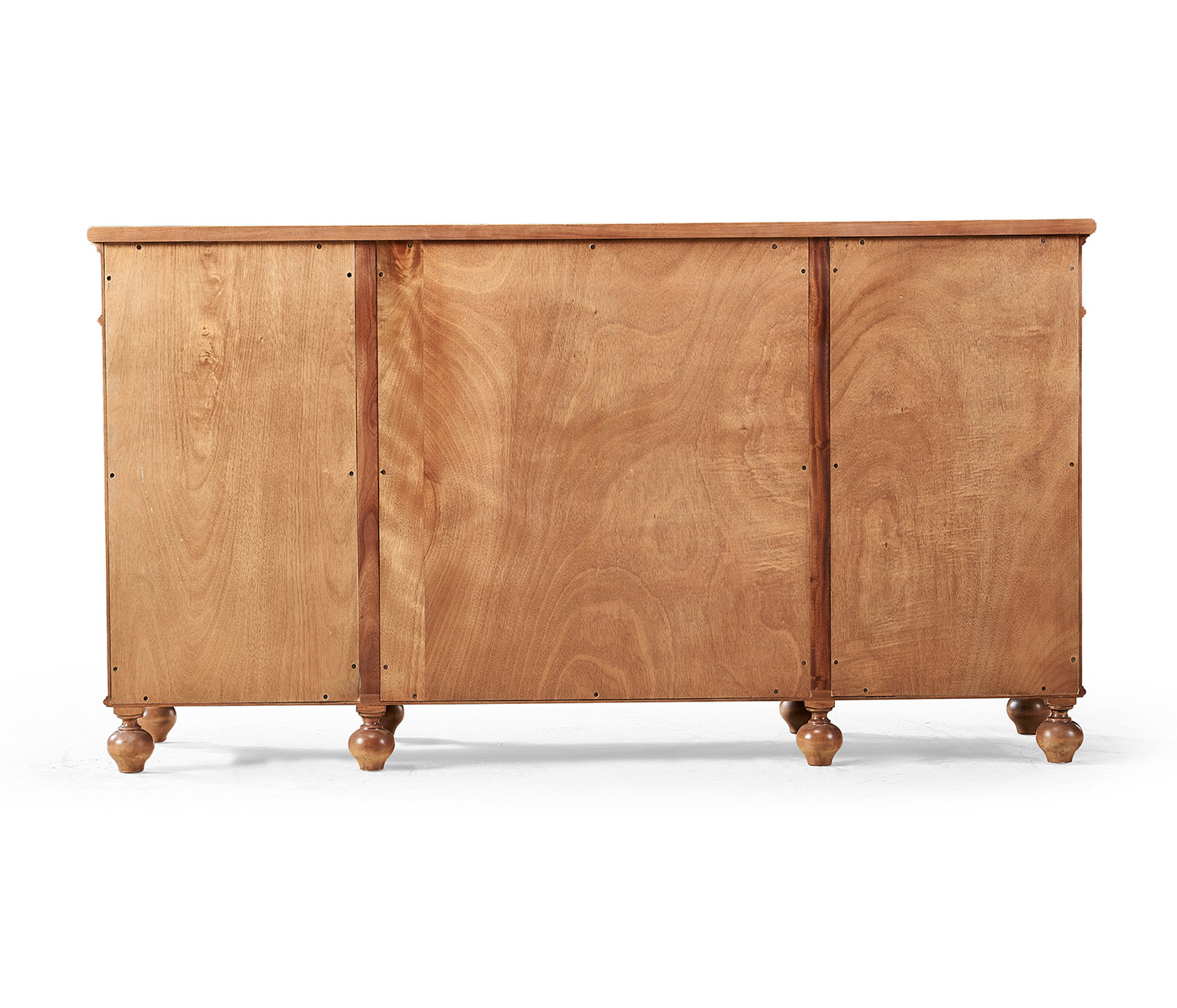 Breakfront sideboard with features for home entertainment
