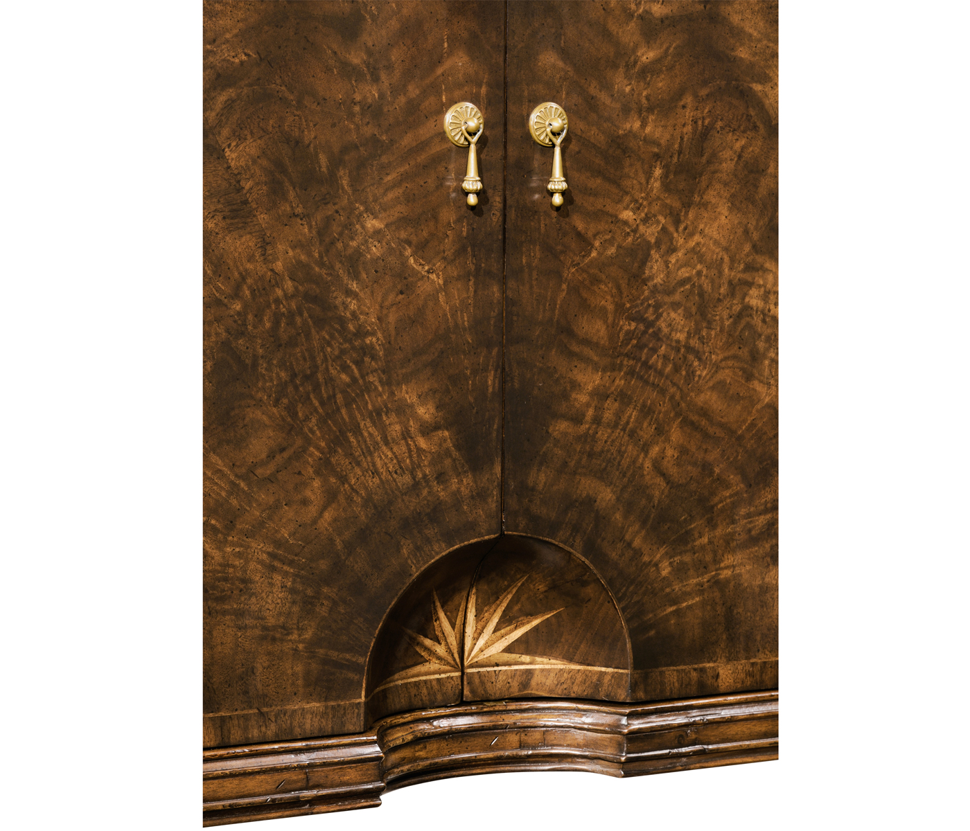 Starburst Dark Walnut Side Cabinet