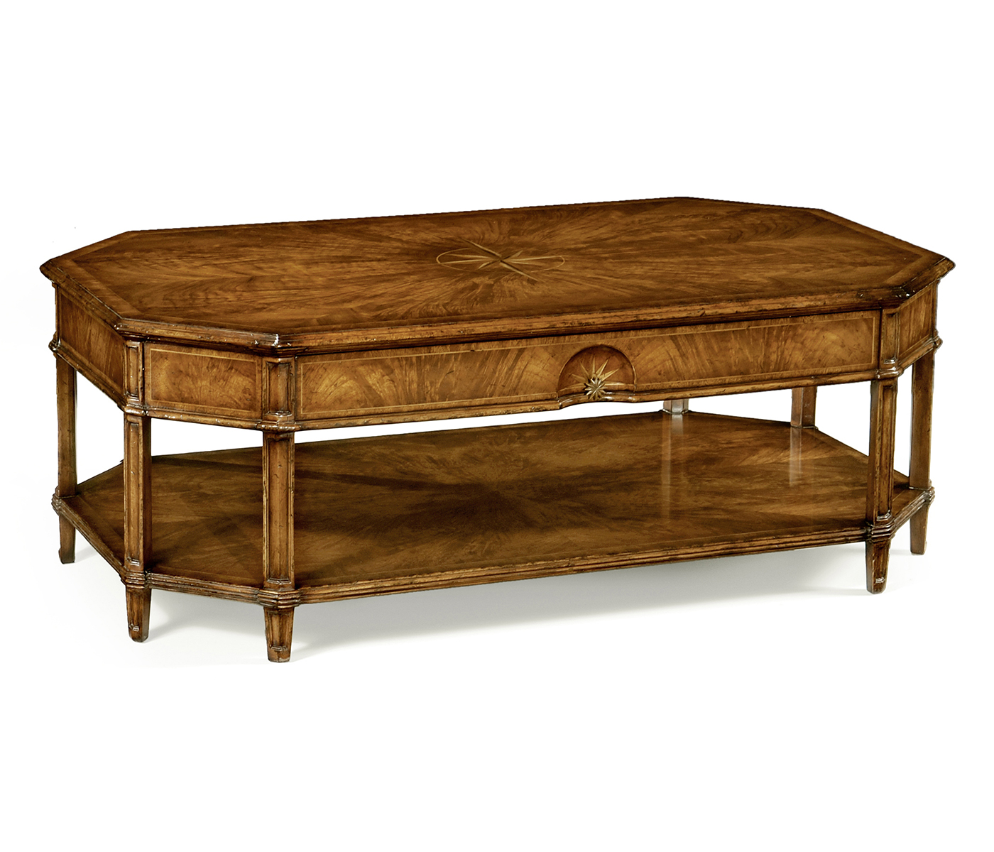 Starburst walnut coffee table (Large)