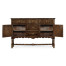 Linenfold Dark Oak Sideboard